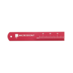 Regla Endodoncia Roja 1u. Microdont