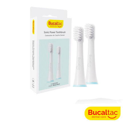 BUCAL TAC Cabezal de Cepillo Dental Sonic Power Toothbrush 2 u