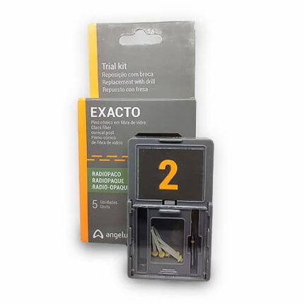 Pernos Fibra de Vidrio Mini Kit + Fresa N°2 Angelus
