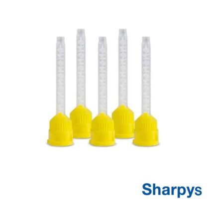 Sharpys Puntas Mix Tip Mezcladoras Amarillas 50 u