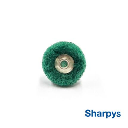 Sharpys Cepillo Disco Rueda Scotch Verde Montado 5 u