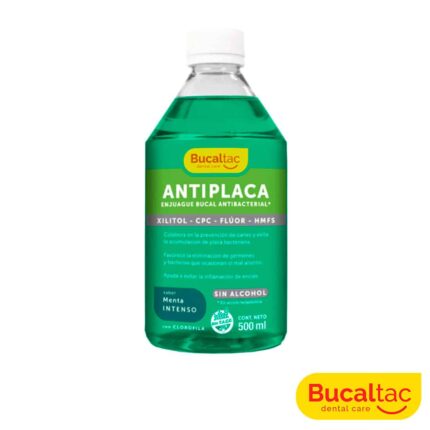 BUCAL TAC Enjuague Bucal Antiplaca Antibacterial 500 mL