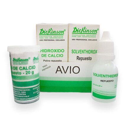 Hidróxido de Calcio Polvo por 20g. + Liquido por 20ml. Dickinson