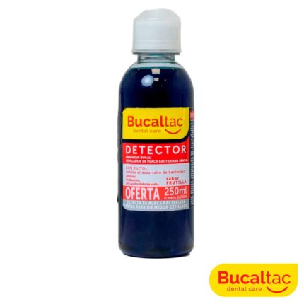BUCAL TAC Enjuague Bucal Revelador de Placa Bacteriana Detector 250 mL