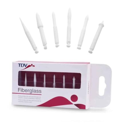 Fiberglass Kit Fresas de Fibra de Vidrio 6 Puntas TDV