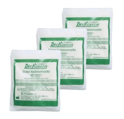 Gasa Iodoformada Asepto Dick 10 x 10 cm x 16 u Dickinson
