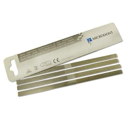 Tiras de Acero 4 mm x 12 u Microdont