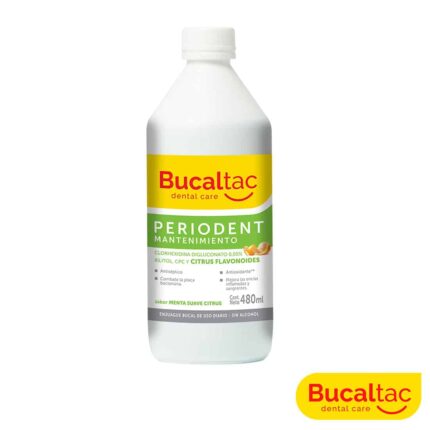 BUCAL TAC Periodent Enjuague Citrus Flavonoides Mantenimiento 480 mL