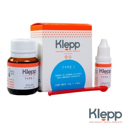 Klepp Ionómero Vitreo Tipo I 15 g + 10 mL