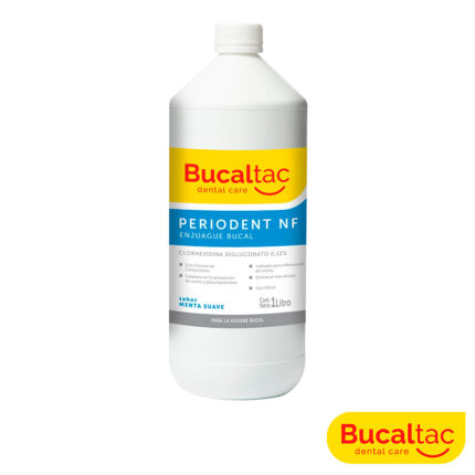 BUCAL TAC Periodent Enjuague con Clorhexidina 0,12% Xilitol 10% 1 L