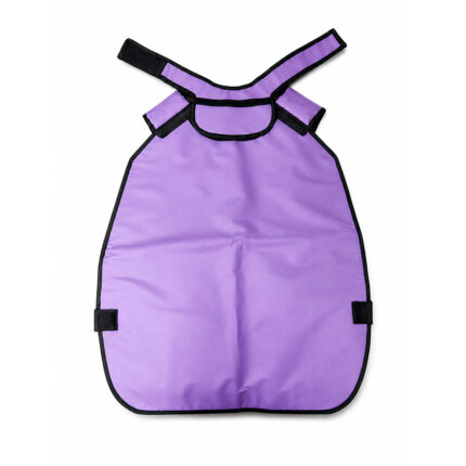 delantal maternidad violeta