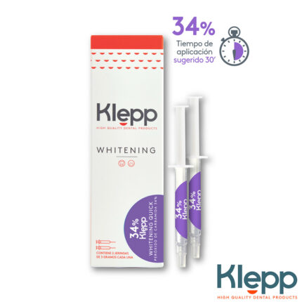 gel blanqueador klepp whitening quick